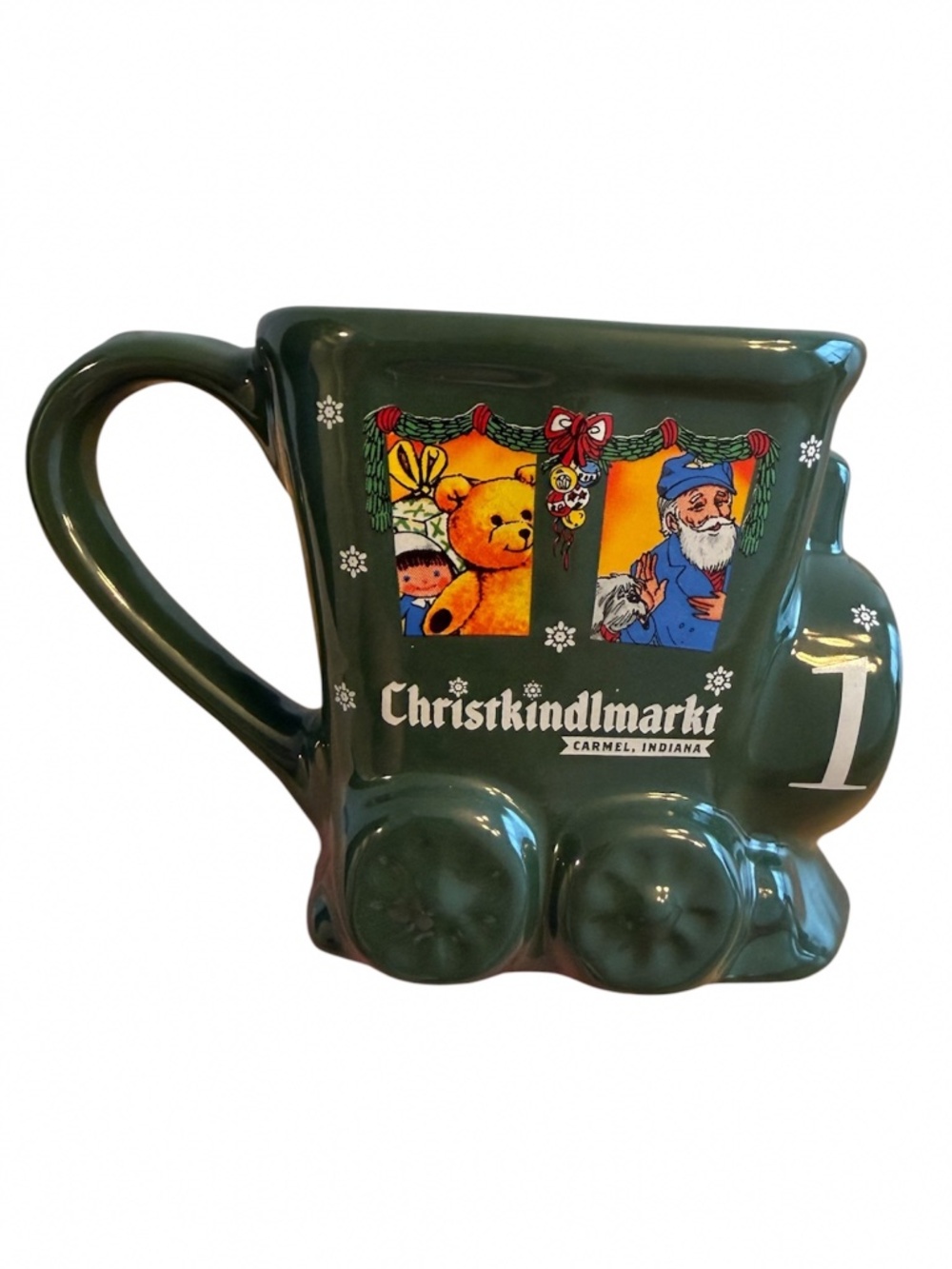CHRISTKINDLMARKT Carmel Indiana Special Edition 2018 Train Mug Christmas Holiday